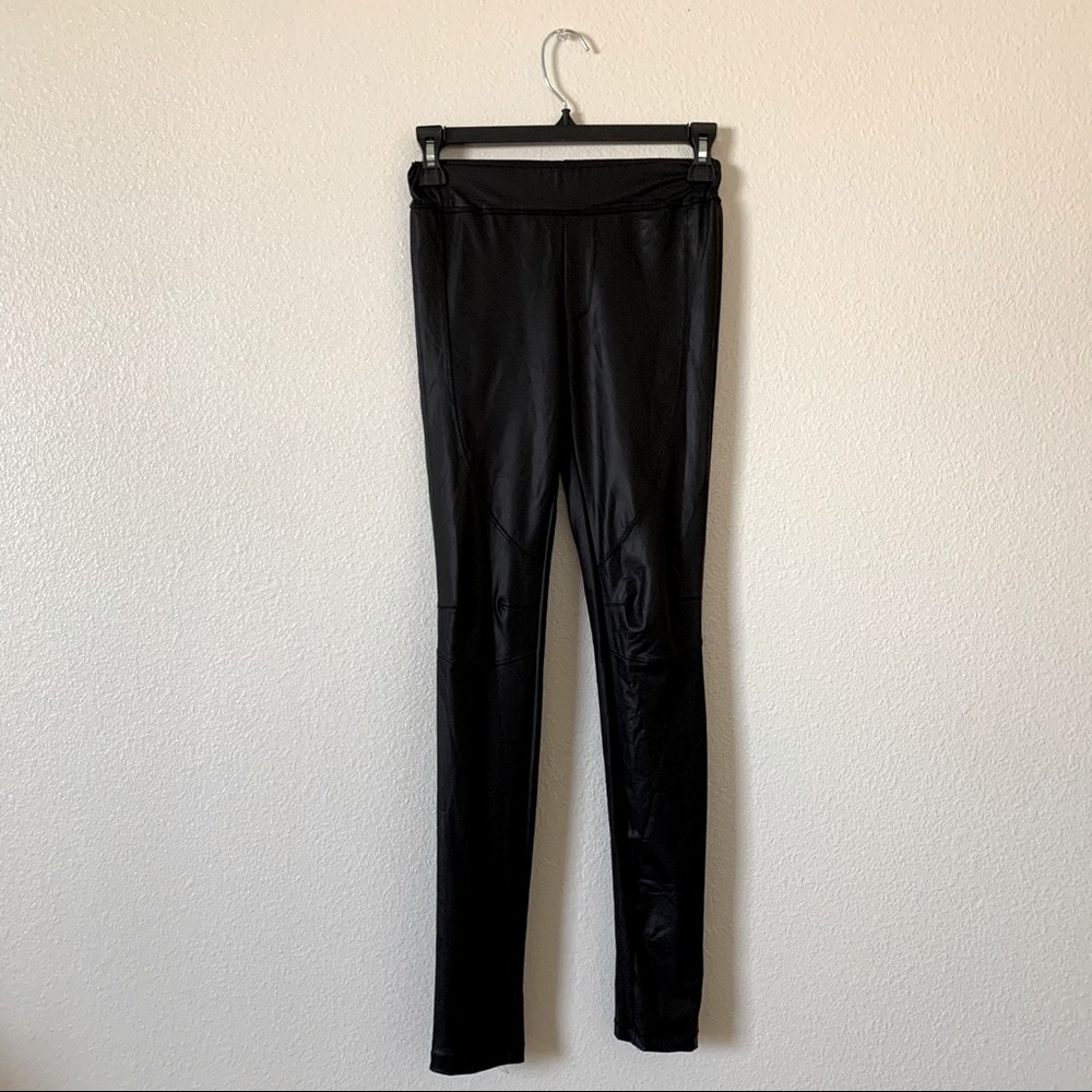 Nasty Gal Faux Leather Moro Leggings